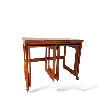 Vintage McIntosh Metamorphic Nest of Tables – Mid-Century Teak