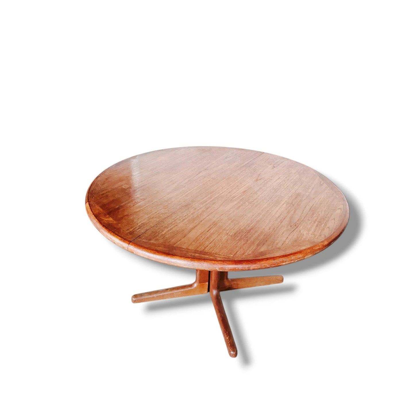 Laurits M. Larsen Danish Teak Dining Table – Mid-Century Modern Round Table