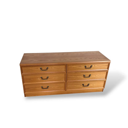 Vintage G Plan Oak Low Chest of Drawers Sideboard Storage Cabinet