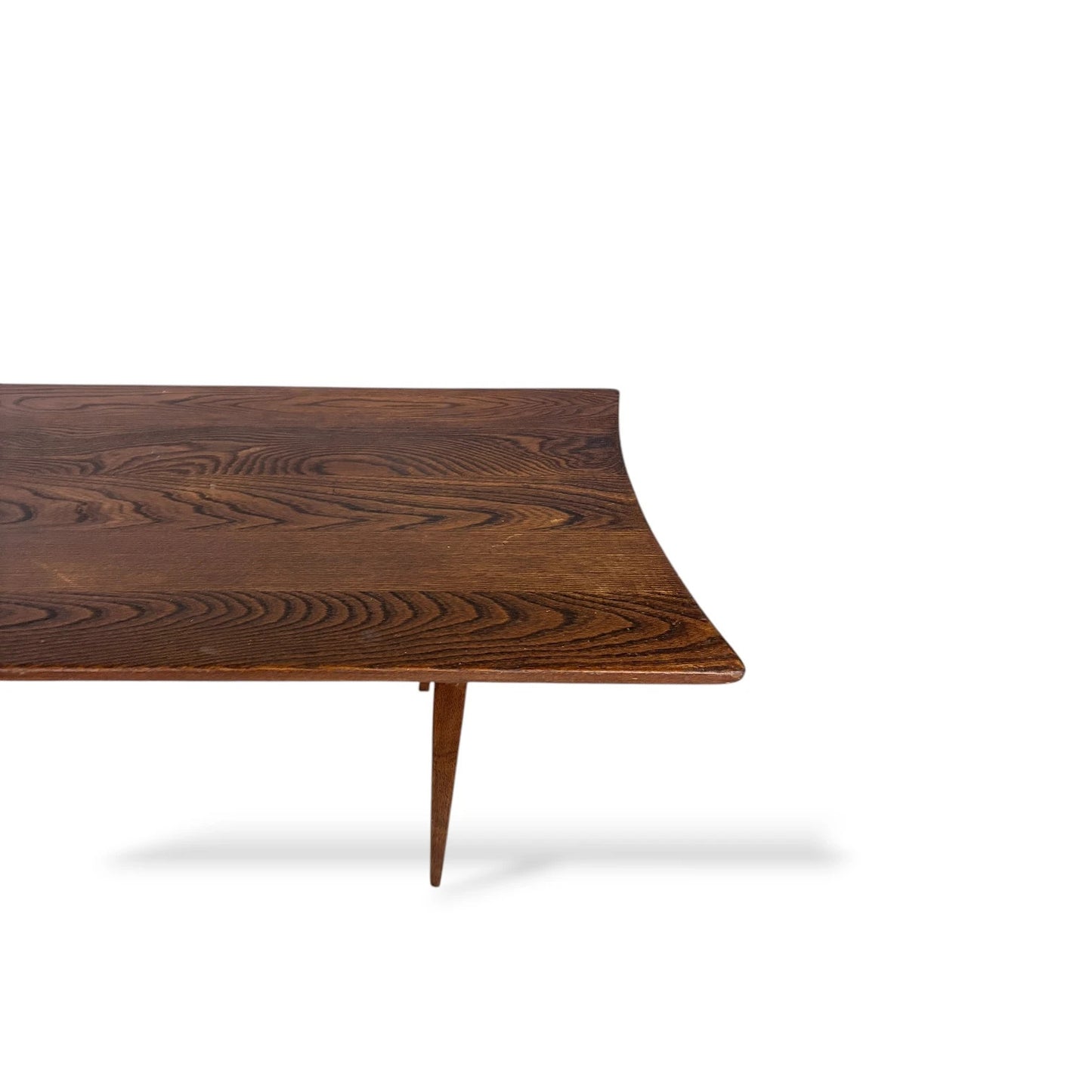 Mid-Century Teak Surfboard Coffee Table – Scandinavian