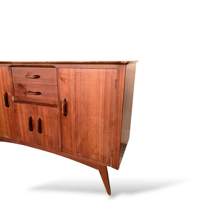 Vintage Jentique Teak Sideboard – Compact Mid-Century Modern Credenza