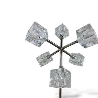 IKEA Ice Cube Lamp – Chrome & Glass Table Lamp, Space Age Design