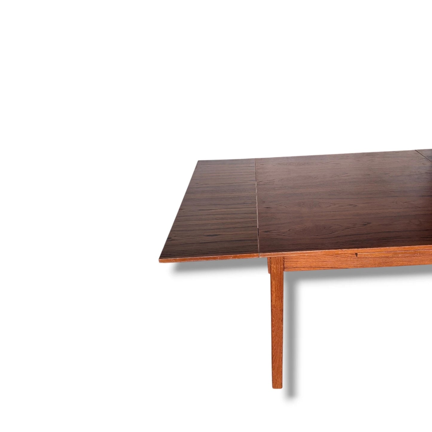 Danish Teak Extending Square Dining Table – Mid-Century Scandinavian Design