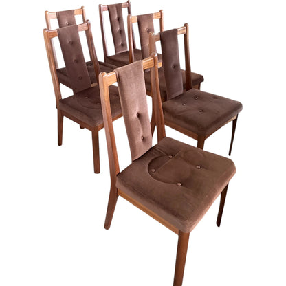 Mid Century Dining Chairs – Set of Six William Lawrence Teak Vintage Seating