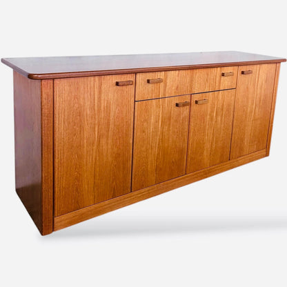 Mid Century G Plan Teak Low Sideboard Credenza Cabinet