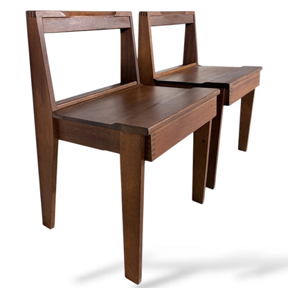 Gordon Russell–Inspired Coventry Teak Chairs – Mid-Century Modern Pair