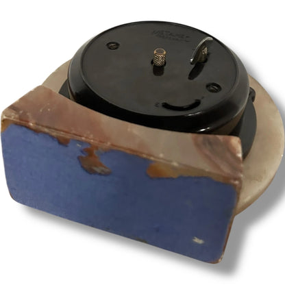 Vintage Metamec Clock | Mid-Century Marble Effect Mantel Clock