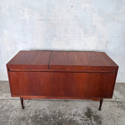 Mid Century Teak Armstrong Radiogram Record Player Cabinet