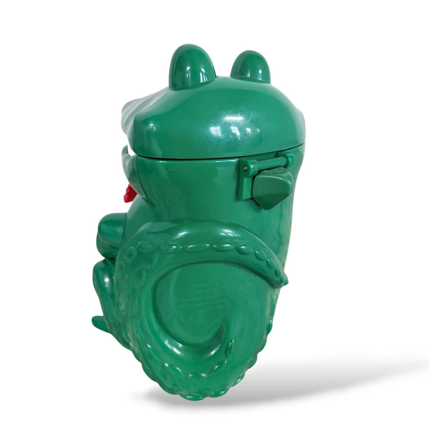 Vintage Crocodile Cookie Jar – Retro Green Alligator Kitchen Canister