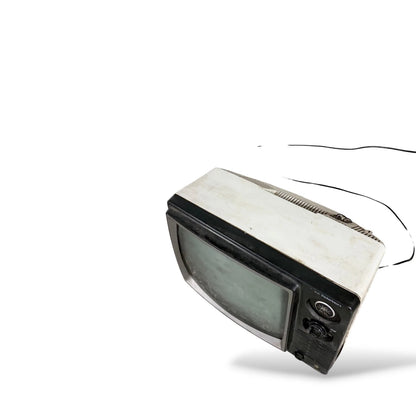 Vintage Teleton Portable Television – 1970s Solid State CRT TV, Untested, Display Prop