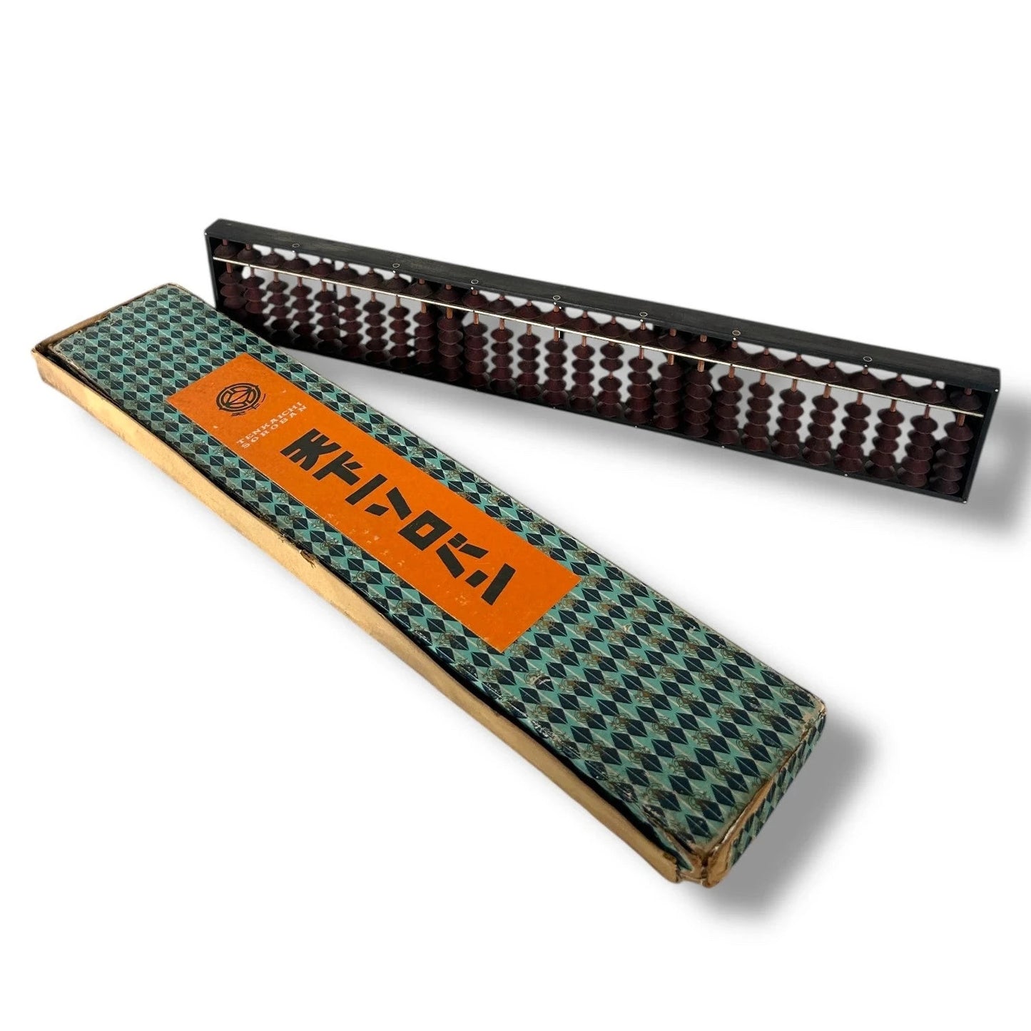 Japanese Soroban Abacus – Authentic Traditional Wooden Bead Calculator with Original Case