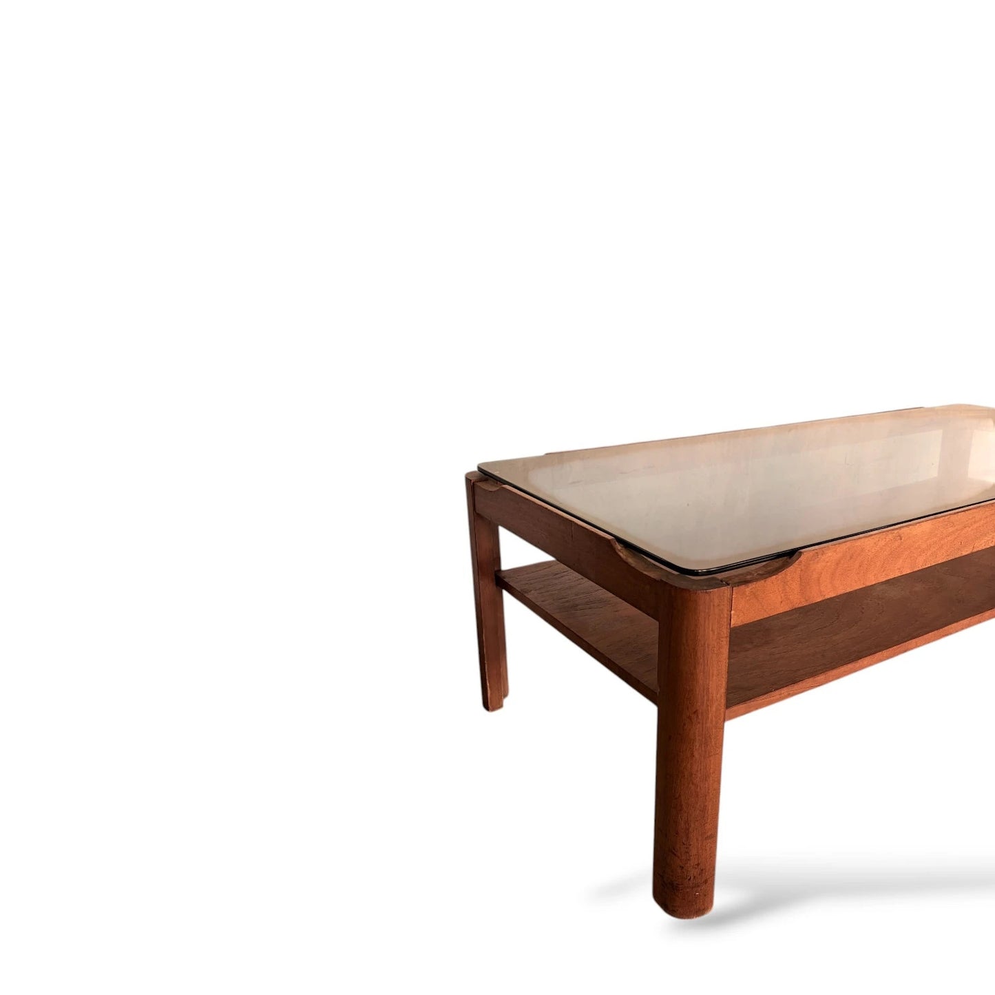 Vintage Myers Smoked Glass Coffee Table – Mid-Century Modern