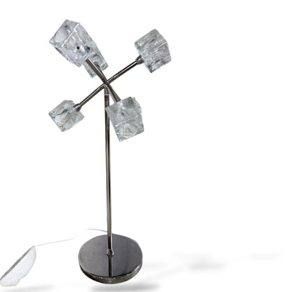 IKEA Ice Cube Lamp – Chrome & Glass Table Lamp, Space Age Design