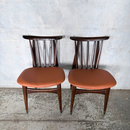 Mid Century Eliot’s of Newbury Teak Dining Chairs – Pair