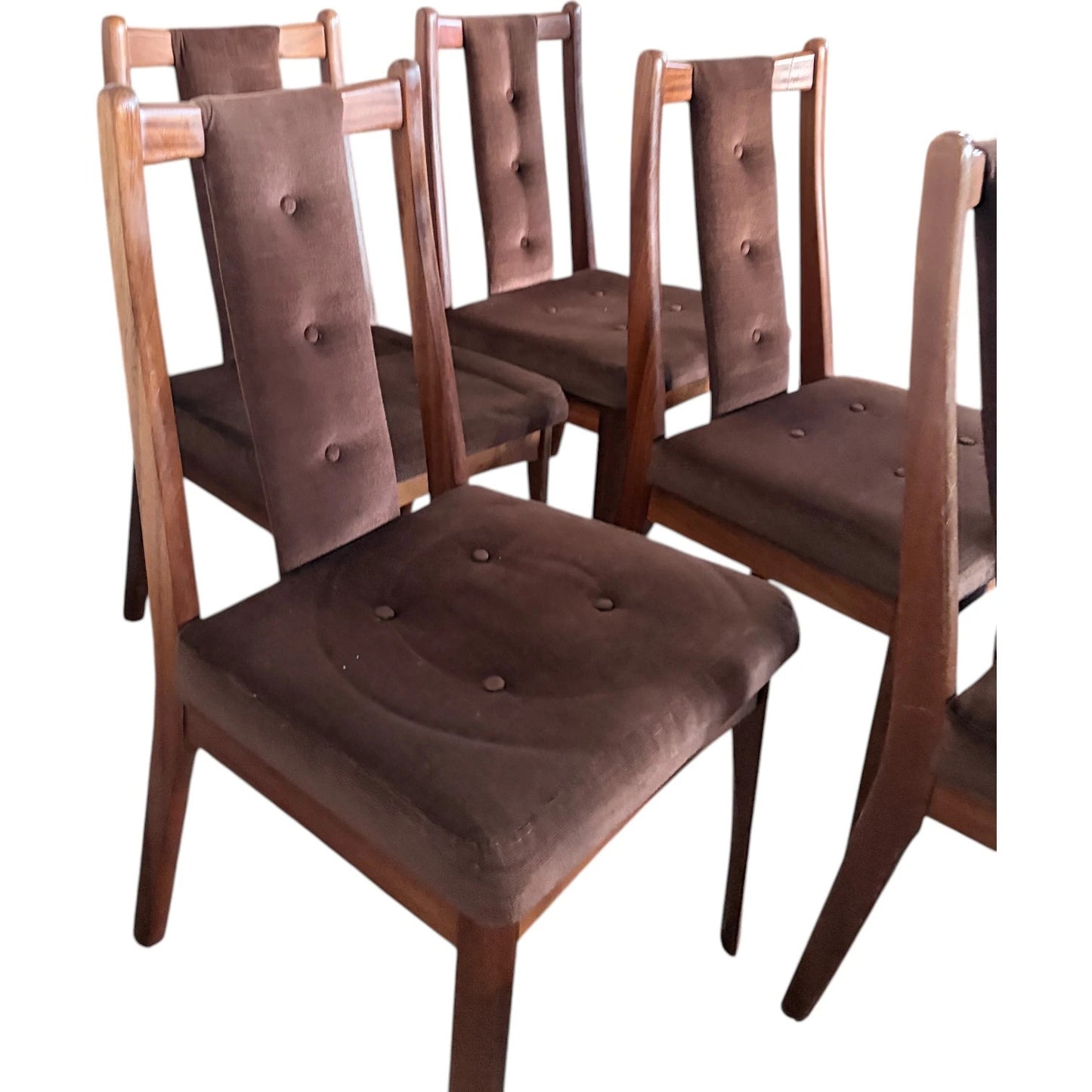 Mid Century Dining Chairs – Set of Six William Lawrence Teak Vintage Seating