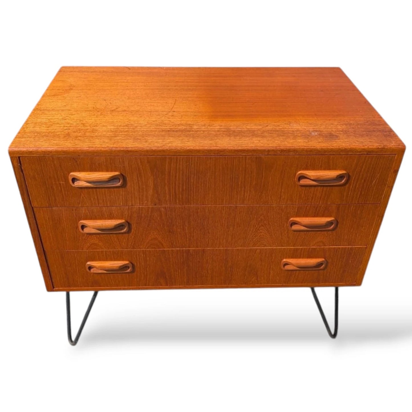 Mid-Century G Plan Fresco Chest of Drawers on Hairpin Legs