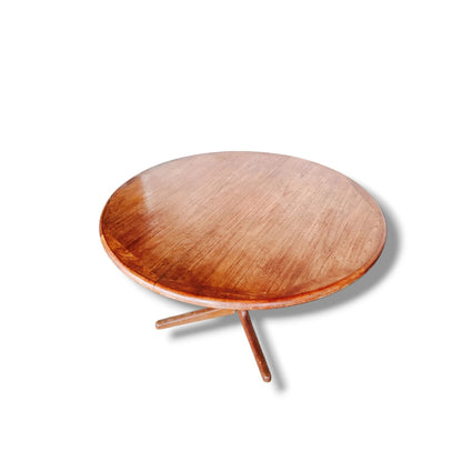 Laurits M. Larsen Danish Teak Dining Table – Mid-Century Modern Round Table