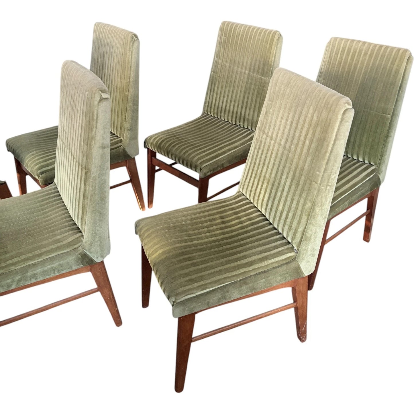 Alfred Cox Dining Chairs – Mid Century Vintage Set of Six Teak Chairs