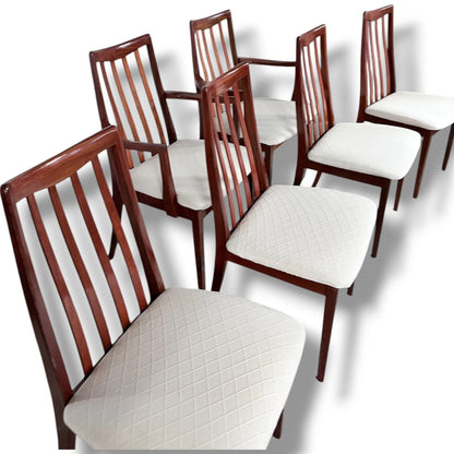Mid Century Dining Chairs – G Plan Mahogany High Back Set of 6 Vintage Seats