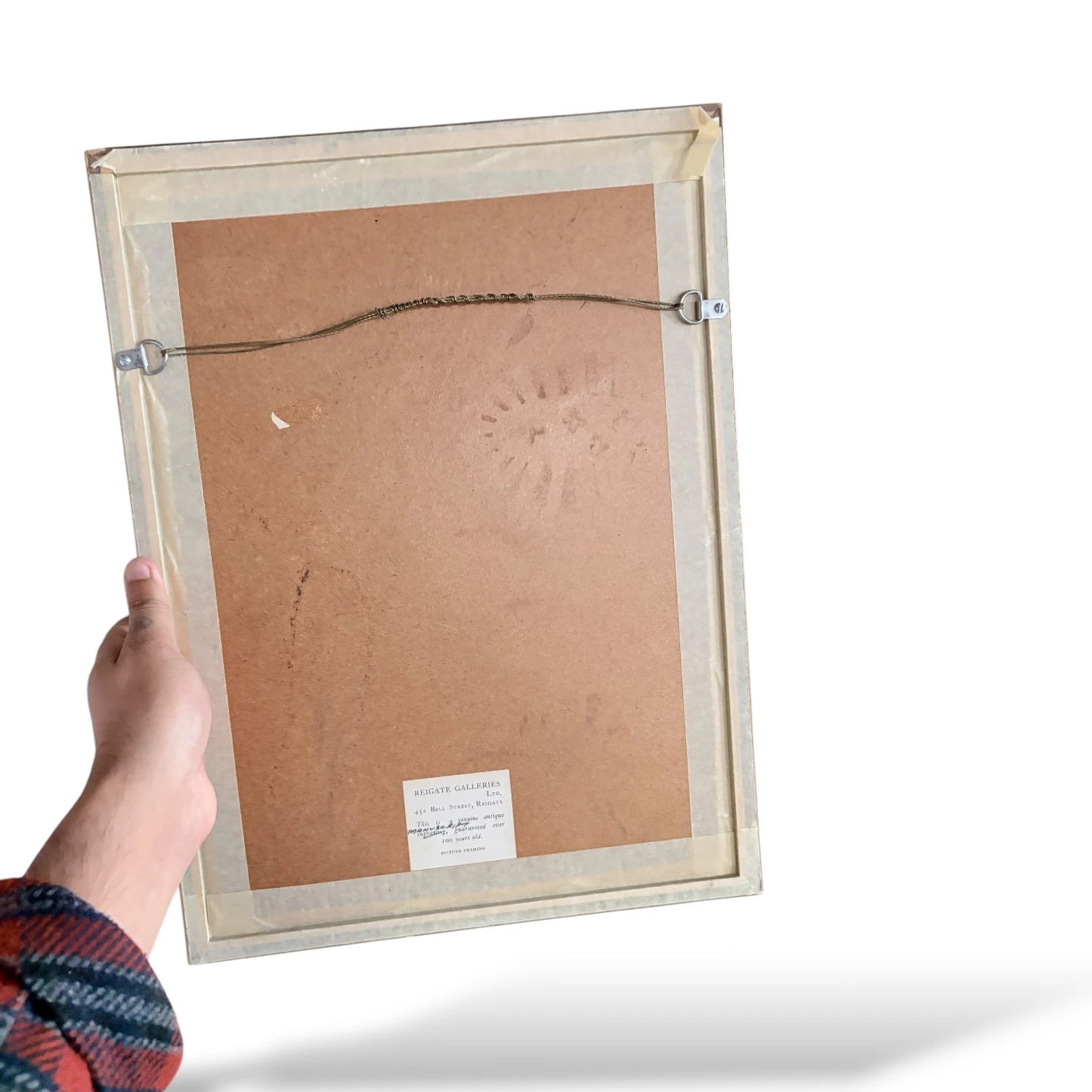 Framed Islamic Manuscript Painting – Persian Miniature Art with Calligraphy