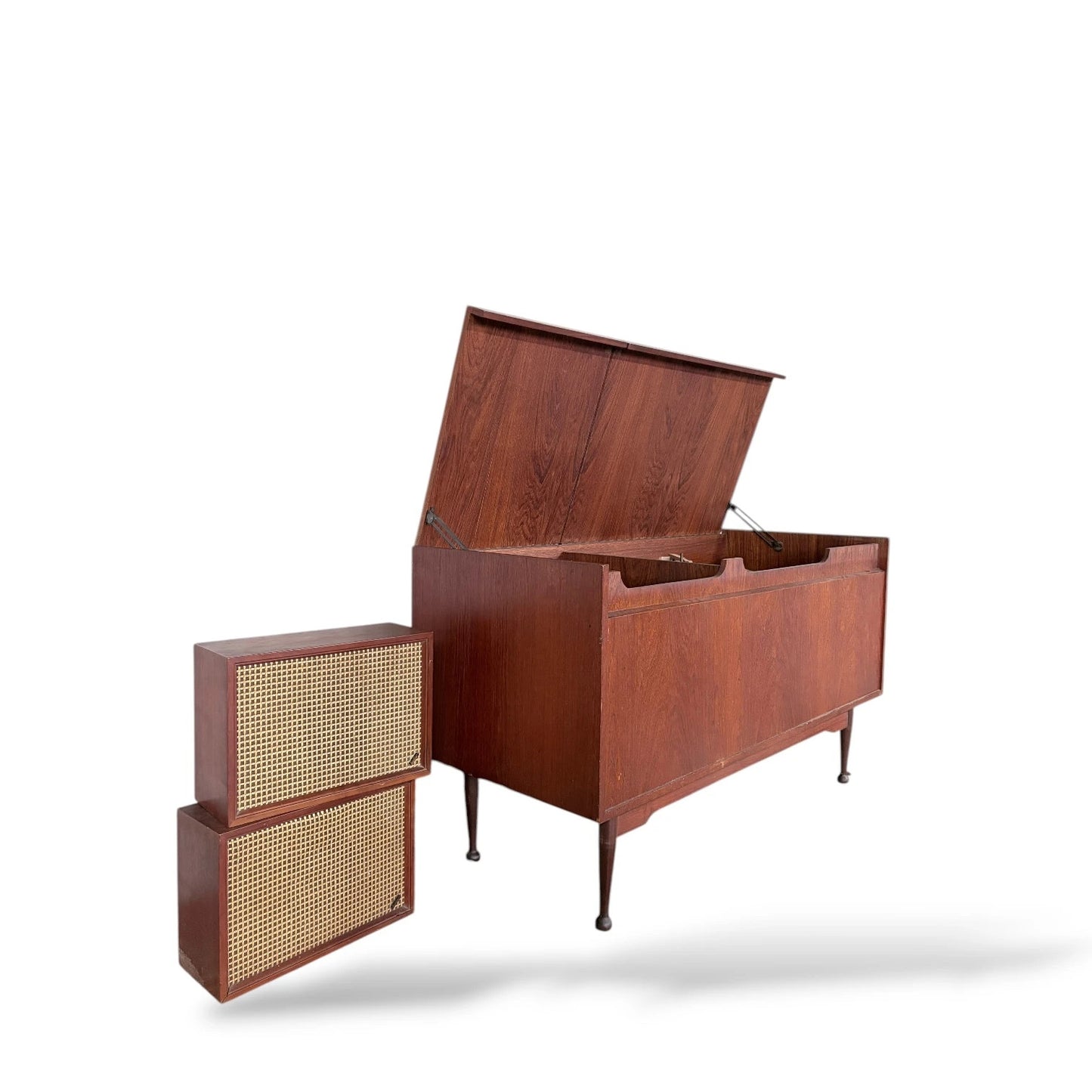 Mid-Century Armstrong Radiogram with Tandberg Speakers – Teak Cabinet by Sparksound Ltd