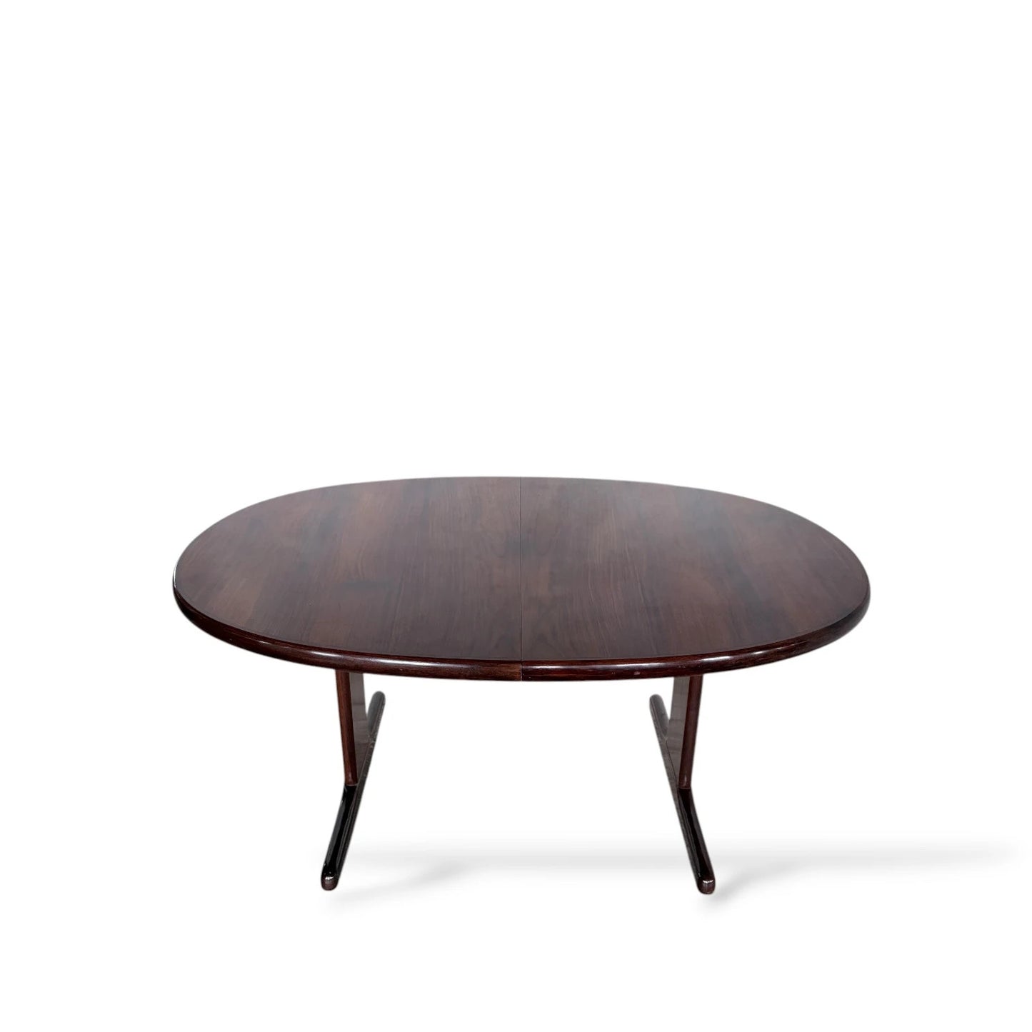 Skovby Rosewood Dining Table | Danish Mid-Century Modern | Extendable Oval Table