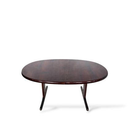 Skovby Rosewood Dining Table | Danish Mid-Century Modern | Extendable Oval Table