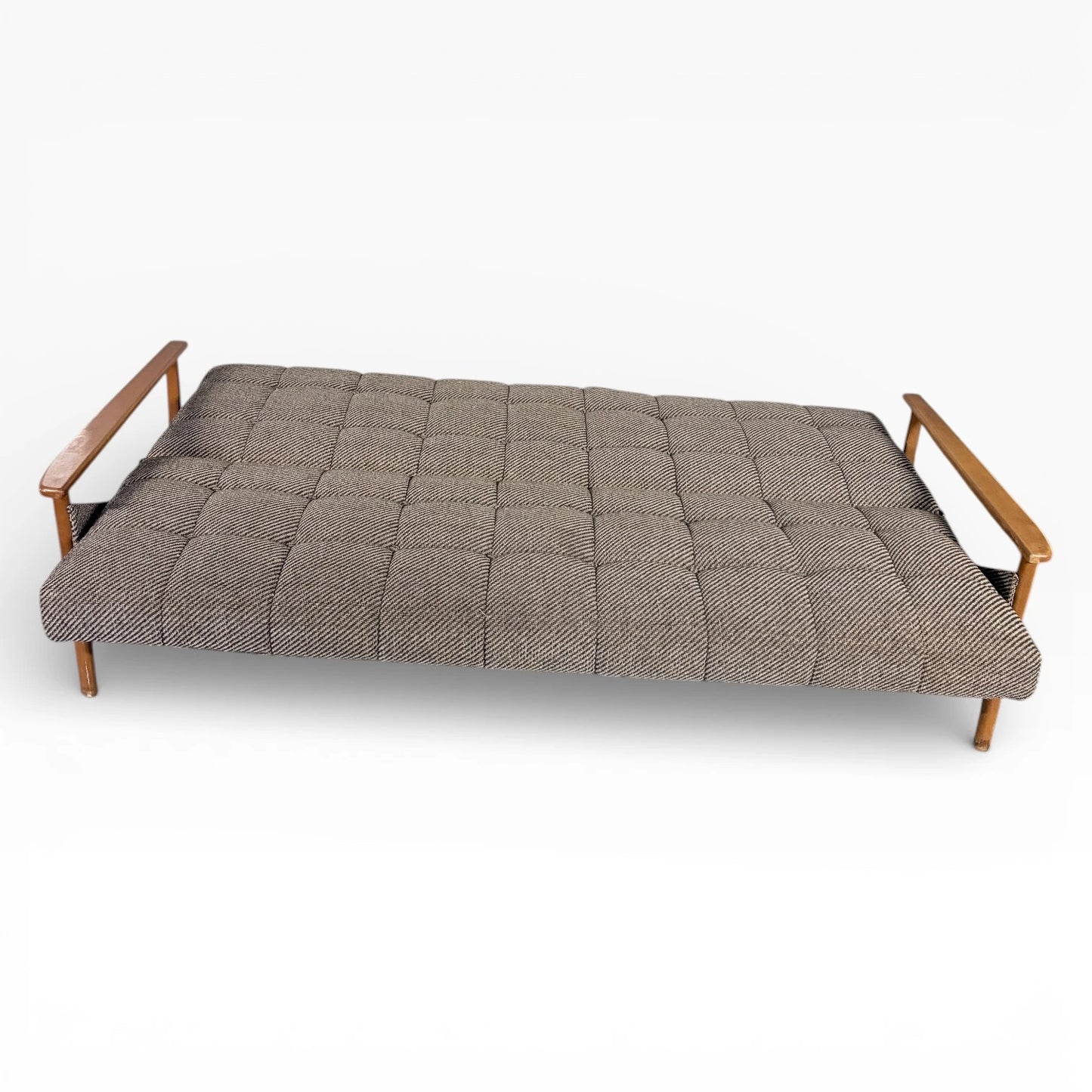 Mid Century Day Bed – Danish Convertible Sofa Bed With Solid Wood Frame