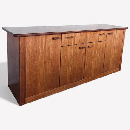Mid Century G Plan Teak Low Sideboard Credenza Cabinet