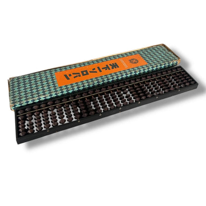 Japanese Soroban Abacus – Authentic Traditional Wooden Bead Calculator with Original Case