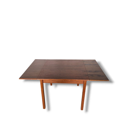 Danish Teak Extending Square Dining Table – Mid-Century Scandinavian Design