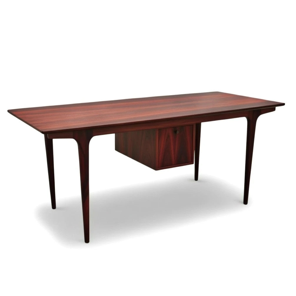Danish Rosewood Coffee Table Attributed to Omann Jun – 1960s Mid-Century Modern Telephone Table
