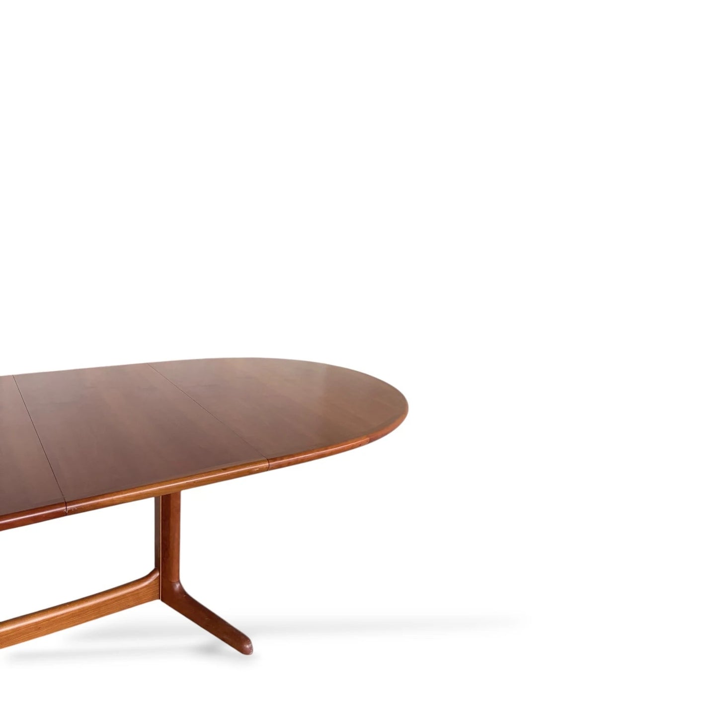 Drylund Teak Extending Dining Table | Danish Mid-Century Modern | Two Leaf Extension