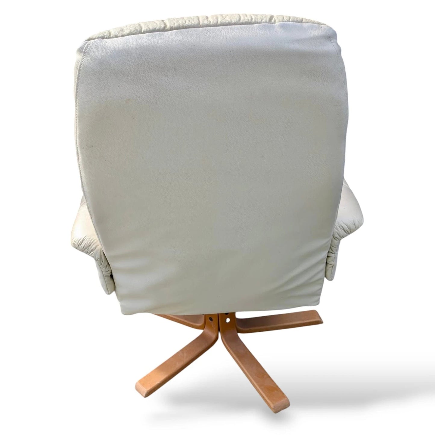 Mid-Century Unico Swivel Armchairs – Pair of Scandinavian Reclining Lounge Chairs