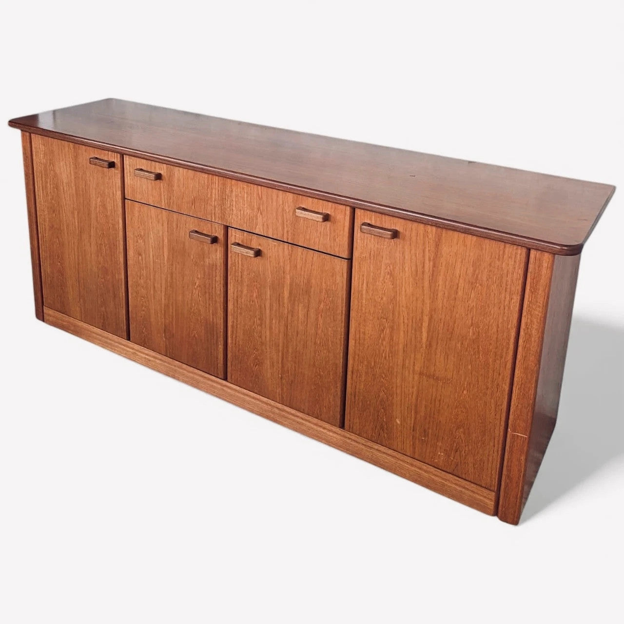 Mid Century G Plan Teak Low Sideboard Credenza Cabinet