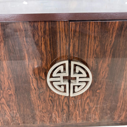 Vintage Sideboard | Mid Century Rosewood Effect Cabinet With Raised Legs