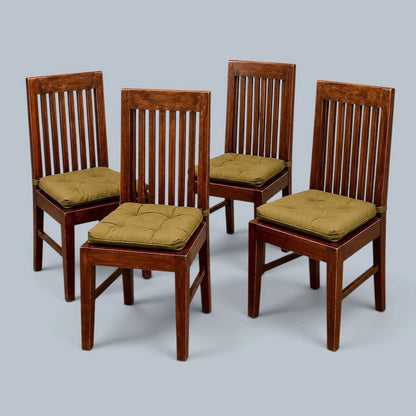 Mango wood dining chairs – side view