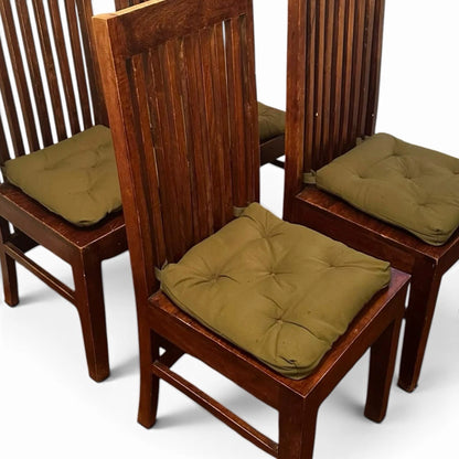 Mango wood dining chair – construction detail