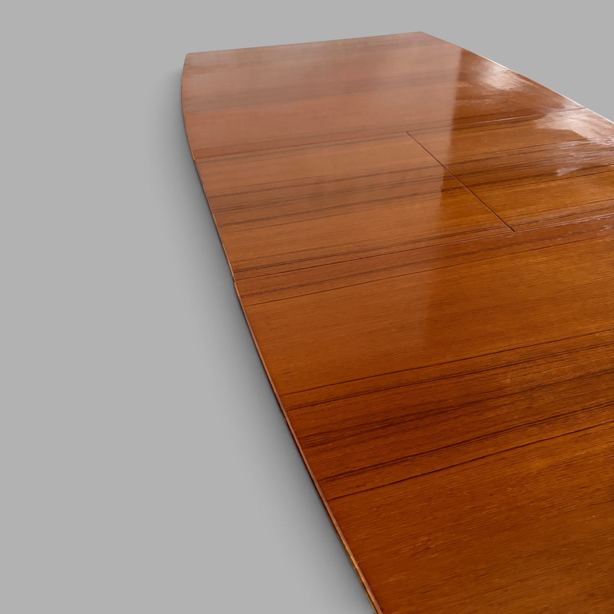 Vintage McIntosh teak table top detail