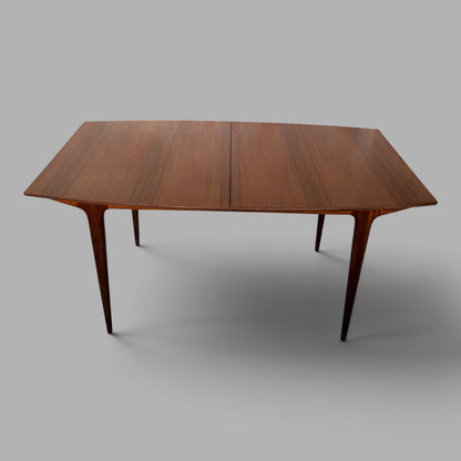 McIntosh teak dining table closed view