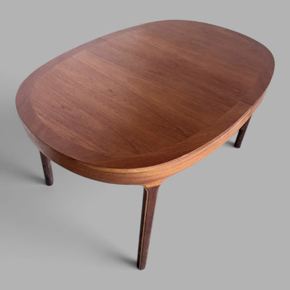 Nathan mid-century teak oval extending dining table – photo 6