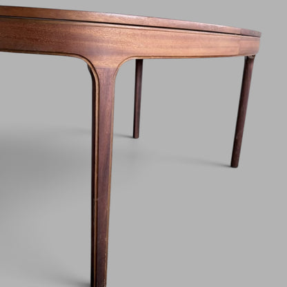 Nathan mid-century teak oval extending dining table – photo 8