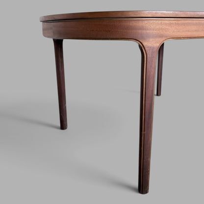 Nathan mid-century teak oval extending dining table – photo 9