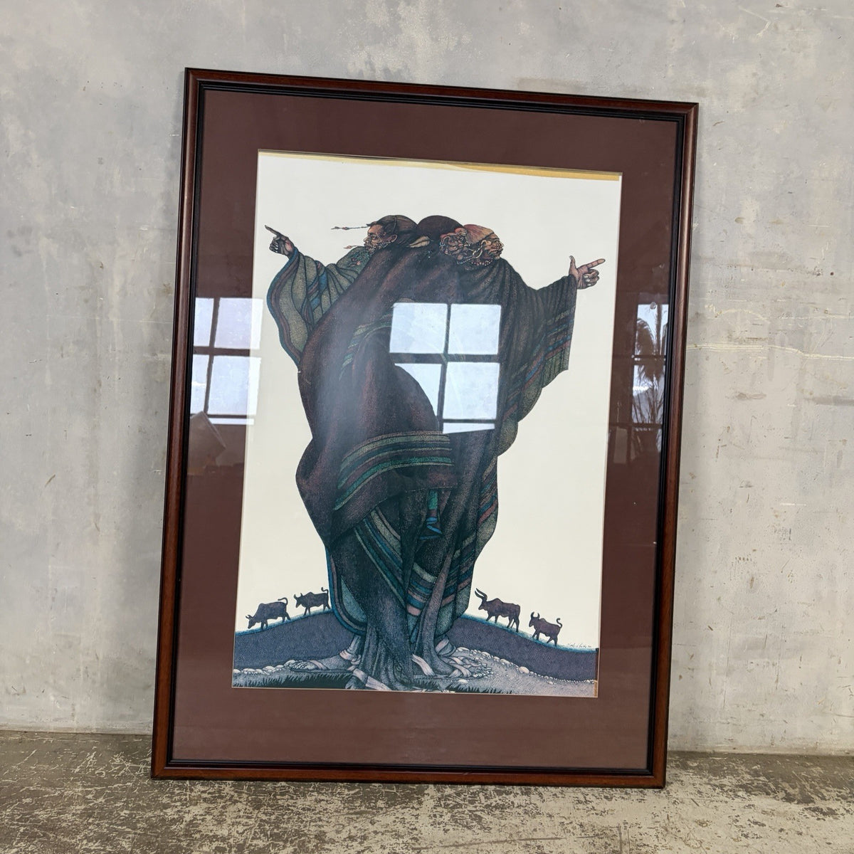 Charles Bibbs ‘The Herdsmen’ Framed Art Print – 79 × 104 cm – original photograph 3