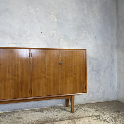 Mid Century Walnut-Finish Slim Sideboard – Gordon Russell Attributed – original photograph 4