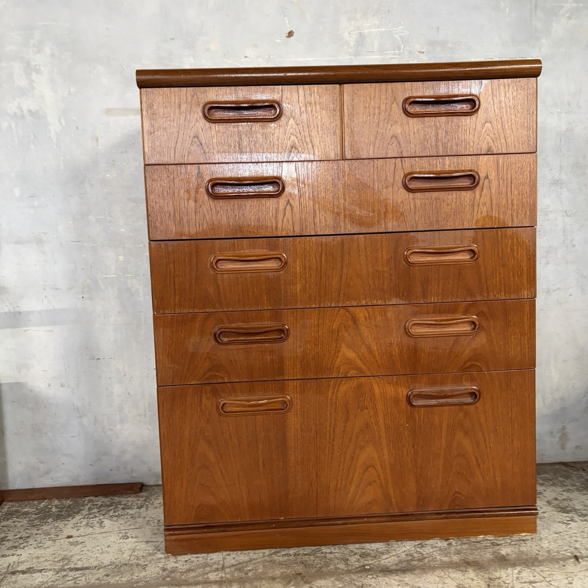 Meredew Mid Century Teak Tallboy Chest of Drawers – Price Per Chest – original photograph 5