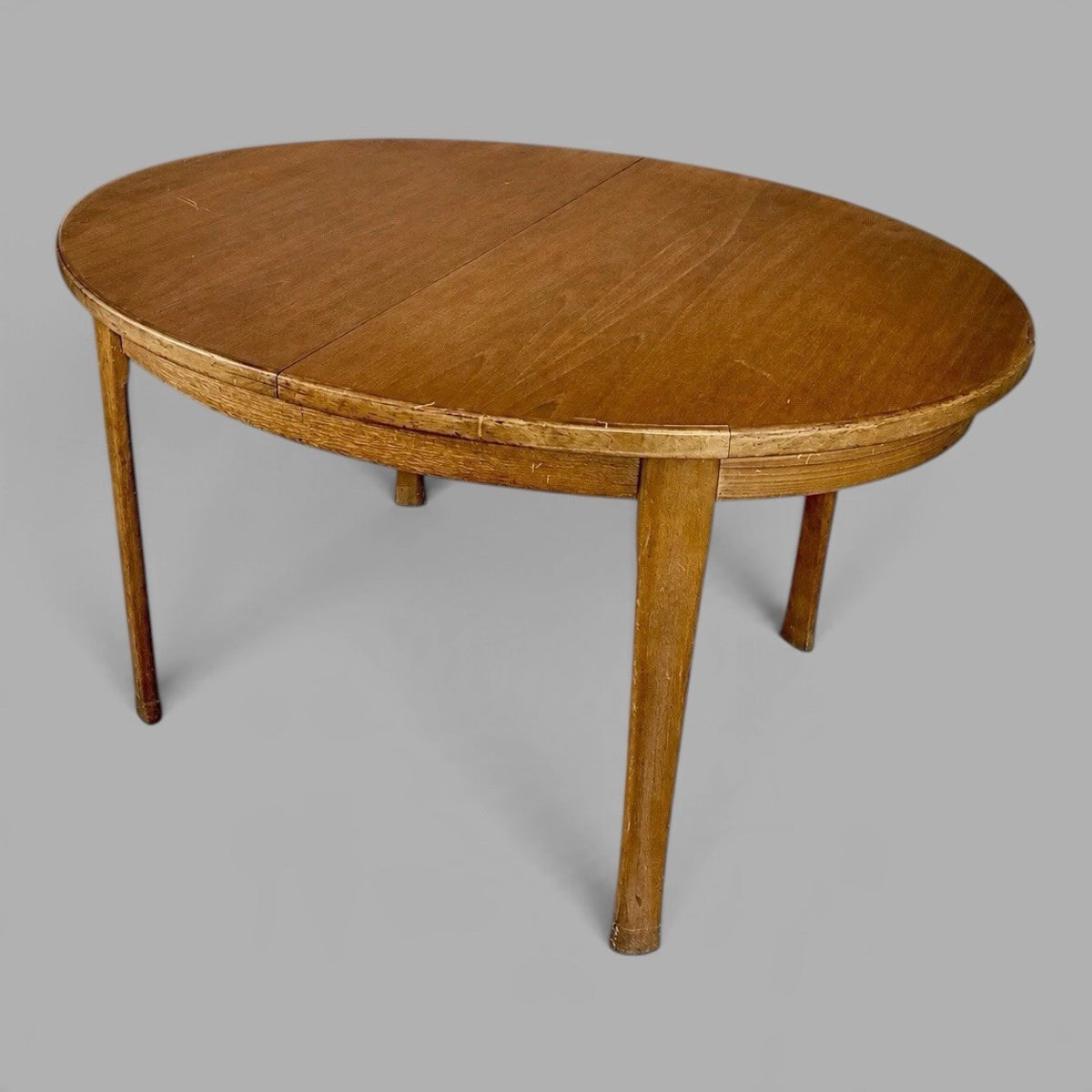 Mid Century Sutcliffe of Todmorden Teak Oval Extending Dining Table – original photograph 10