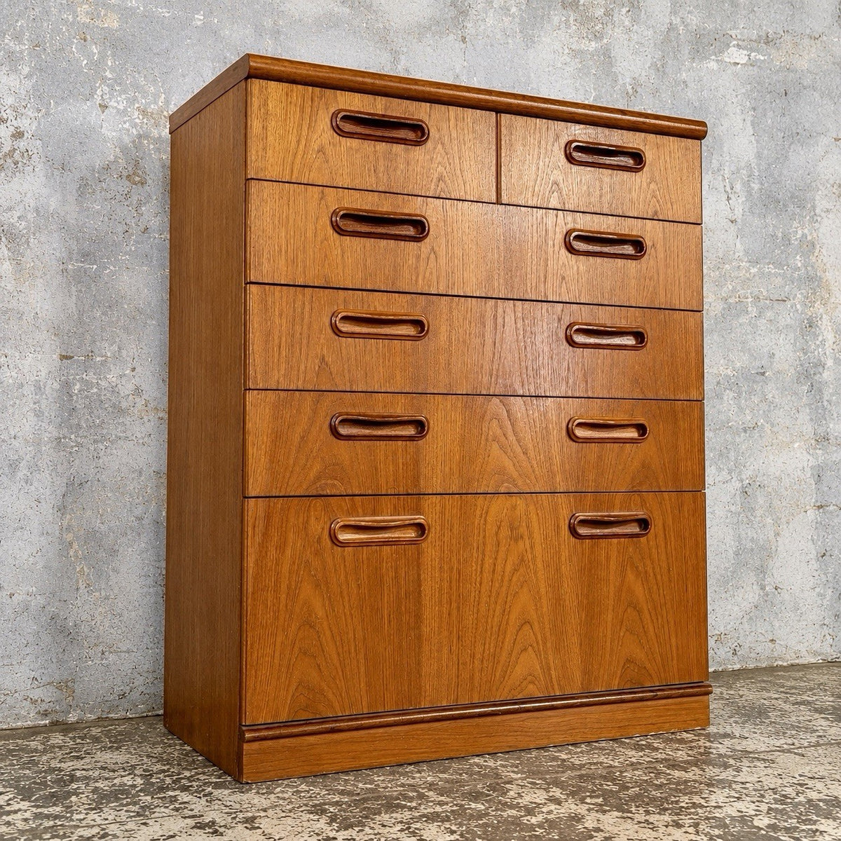 Meredew Mid Century Teak Tallboy Chest of Drawers – Price Per Chest – original photograph 1