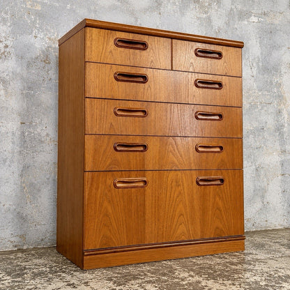 Meredew Mid Century Teak Tallboy Chest of Drawers – Price Per Chest – original photograph 1