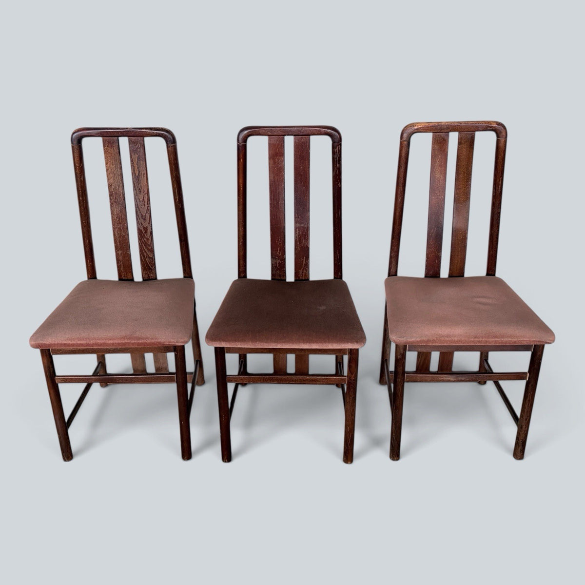Primo London Mid Century High-Back Dining Chairs – Set of Three – view 7